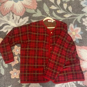 VINTAGE Oversized Plaid Sweater 3X